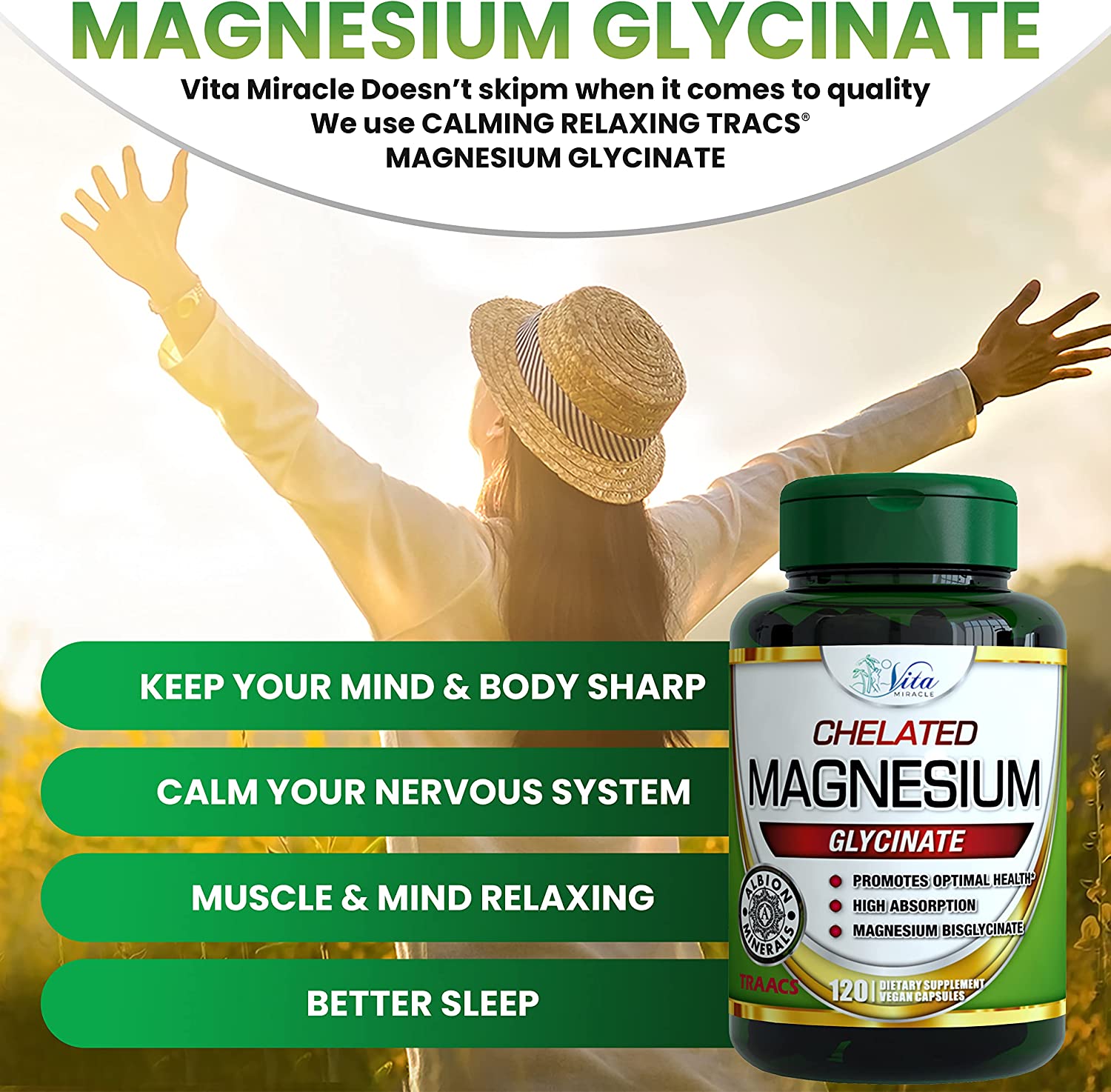Magnesium Glycinate 200mg